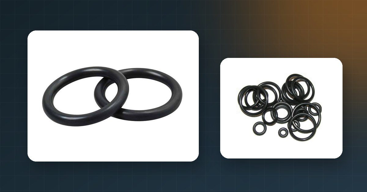 O-rings: a guide to sizes, cross-sections and materials